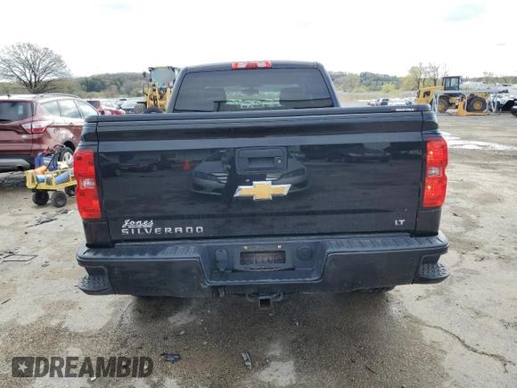 2015 Chevrolet Silverado 1500 LT with VIN 1GCVKREC4FZ258727, listed as a Copart auction lot 55581435 with 160,282 mi miles and Clean Title. Bid and sale history available at DreamBid. Image 6.
