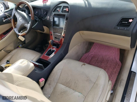 2007 Lexus ES 350 with VIN JTHBJ46G672125437, listed as a Copart auction lot 45929275 with 156,948 mi miles and Salvage Title. Bid and sale history available at carsss.com. Image 8.