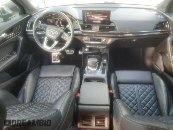 2023 Audi SQ5 Premium Plus with VIN WA1B4AFY8P2020909, listed as a Copart auction lot 74684454 with 41,841 mi miles and Salvage Title. Bid and sale history available at carsss.com. Image 8.