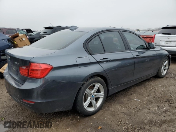 2014 BMW 3 Series 320i xDrive with VIN WBA3C3C5XEP661558, listed as a Copart auction lot 43089585 with 80,662 mi miles and Salvage Title. Bid and sale history available at carsss.com. Image 3.