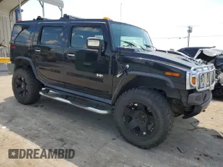 2006 Hummer H2 with VIN 5GRGN23U26H100264, listed as a Copart auction lot 58083494 with 169,104 mi miles and Salvage Title. Bid and sale history available at carsss.com. Image 4.