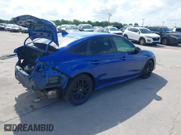 2023 Honda Civic Sedan Sport with VIN 2HGFE2F56PH502772, listed as a IAAI auction lot 41932777 with 16,935 mi miles. Bid and sale history available at carsss.com. Image 4.