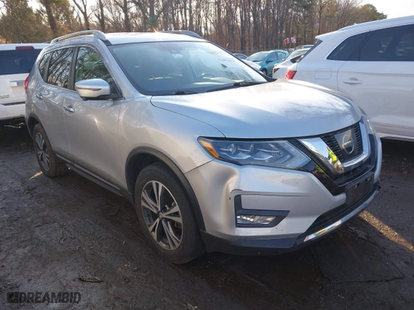 2017 Nissan Rogue SL with VIN 5N1AT2MV1HC873159, listed as a IAAI auction lot 41487090 with 50,653 mi miles. Bid and sale history available at carsss.com. Image 1.