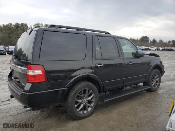 2017 Ford Expedition Limited with VIN 1FMJU2AT7HEA43404, listed as a Copart auction lot 47192825 with 106,083 mi miles and Salvage Title. Bid and sale history available at carsss.com. Image 3.