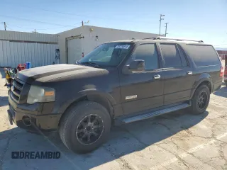 2007 Ford Expedition EL Limited with VIN 1FMFK195X7LA45105, listed as a Copart auction lot 83720814 with 165,751 mi miles and Clean Title. Bid and sale history available at carsss.com. Image 1.