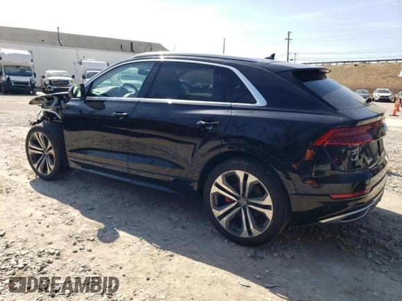 2019 Audi Q8 Premium Plus z VIN WA1BVAF11KD037936, wystawiony jako Copart lot #48173645 z przebiegiem 55 357 mil mil oraz Szkoda całkowita • Salvage title. Historia ofert i sprzedaży dostępna na DreamBid. Obrazek 2.