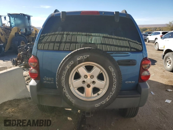2005 Jeep Liberty Sport with VIN 1J4GL48545W635895, listed as a Copart auction lot 80876564 with 145,108 mi miles and Salvage Title. Bid and sale history available at DreamBid. Image 6.