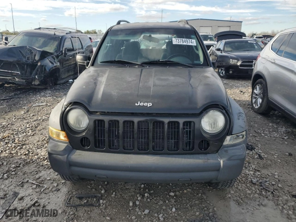 2007 Jeep Liberty Sport with VIN 1J4GK48K57W541083, listed as a Copart auction lot 79639624 with 250,114 mi miles and Salvage Title. Bid and sale history available at carsss.com. Image 5.