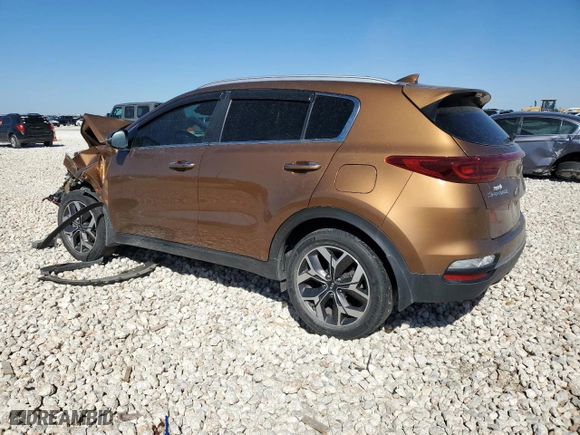 2020 Kia Sportage EX with VIN KNDPN3ACXL7825632, listed as a Copart auction lot 48372465 with 0 mi miles and Salvage Title. Bid and sale history available at carsss.com. Image 2.