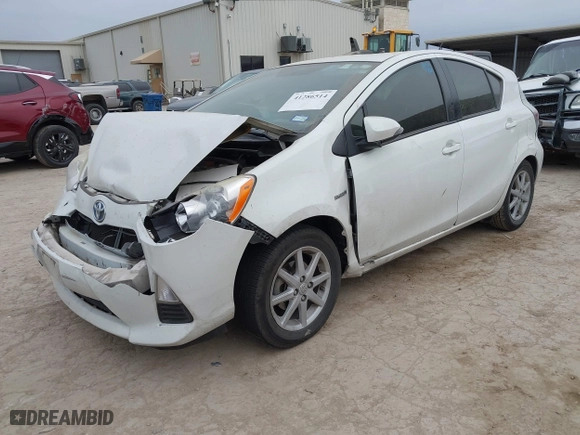 2014 Toyota Prius c One with VIN JTDKDTB31E1559712, listed as a IAAI auction lot 41286514 with 173,321 mi miles. Bid and sale history available at carsss.com. Image 17.