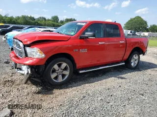 2016 Ram 1500 Big Horn with VIN 1C6RR7LT5GS301560, listed as a Copart auction lot 61960625 with 66,773 mi miles and Salvage title. Bid and sale history available at DreamBid. Image 1.