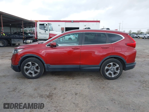 2018 Honda CR-V EX-L with VIN 5J6RW2H84JL021780, listed as a IAAI auction lot 41652489 with 39,217 mi miles. Bid and sale history available at carsss.com. Image 14.