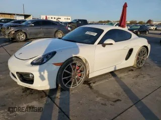2014 Porsche Cayman S with VIN WP0AB2A83EK193755, listed as a Copart auction lot 83566134 with 49,965 mi miles and Salvage Title. Bid and sale history available at DreamBid. Image 1.
