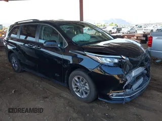 2023 Toyota Sienna XLE with VIN 5TDYRKEC7PS160925, listed as a IAAI auction lot 42648325 with 55,855 mi miles and . Bid and sale history available at DreamBid. Image 1.