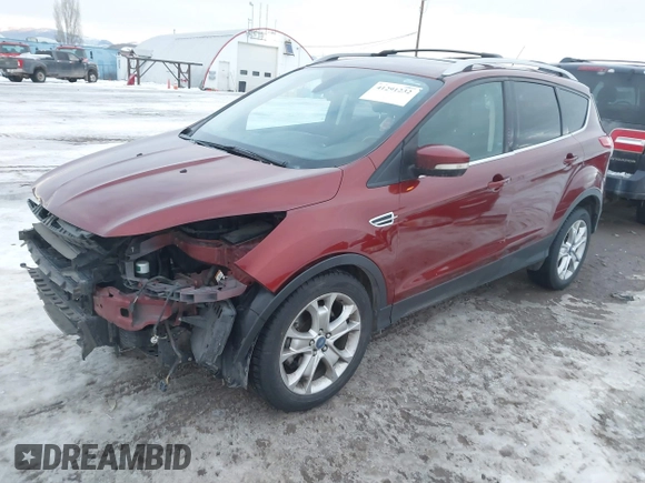 2014 Ford Escape Titanium with VIN 1FMCU9J94EUA13509, listed as a IAAI auction lot 41291232 with 174,303 mi miles. Bid and sale history available at carsss.com. Image 18.
