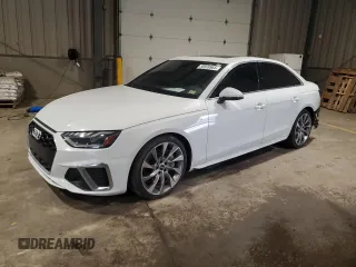 2021 Audi A4 S line Premium Plus with VIN WAUEAAF49MA016195, listed as a Copart auction lot 50509965 with 27,243 mi miles and Salvage Title. Bid and sale history available at DreamBid. Image 1.