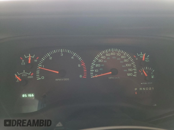 1999 Dodge Dakota SLT with VIN 1B7FL26X6XS180827, listed as a Copart auction lot 85789944 with 85,166 mi miles and Salvage Title. Bid and sale history available at carsss.com. Image 9.