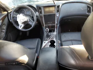 2018 Infiniti Q50 Luxe with VIN JN1EV7AP3JM592129, listed as a Copart auction lot 88797155 with 117,448 mi miles and Salvage title. Bid and sale history available at DreamBid. Image 8.