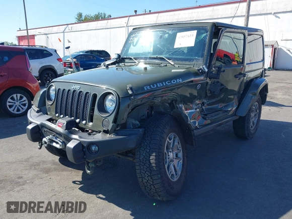2015 Jeep Wrangler Rubicon Hard Rock with VIN 1C4BJWCGXFL771669, listed as a IAAI auction lot 42057423 with 36,996 mi miles and . Bid and sale history available at DreamBid. Image 18.