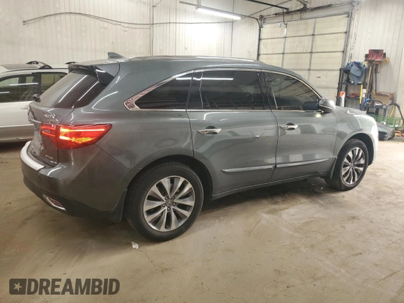 2015 Acura MDX Technology с VIN 5FRYD4H4XFB031366, выставлен на аукционе Copart как лот 59013625 с пробегом 188 073 миль миль и Списание • Salvage title. История ставок и продаж доступна на DreamBid. Изображение 3.