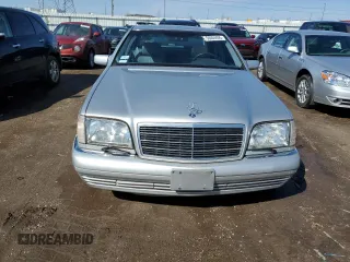 1999 Mercedes-Benz S-Class with VIN WDBGA43G8XA409278, listed as a Copart auction lot 50004695 with 113,570 mi miles and Clean Title. Bid and sale history available at carsss.com. Image 5.