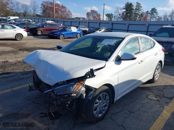 2019 Hyundai Elantra SE with VIN 5NPD74LF4KH471997, listed as a IAAI auction lot 41100847 with 117,498 mi miles. Bid and sale history available at carsss.com. Image 2.