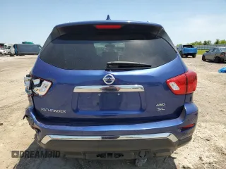 2019 Nissan Pathfinder S z VIN 5N1DR2MM9KC603901, wystawiony jako Copart lot #56871785 z przebiegiem 48 788 mil mil oraz Szkoda całkowita • Salvage title. Historia ofert i sprzedaży dostępna na DreamBid. Obrazek 6.