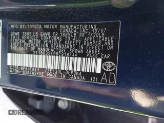 2008 Toyota Corolla CE with VIN 2T1BR32E98C918744, listed as a IAAI auction lot 41984605 with 150,611 mi miles and . Bid and sale history available at DreamBid. Image 9.