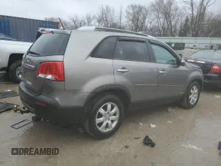 2012 Kia Sorento LX with VIN 5XYKTCA66CG270725, listed as a Copart auction lot 46607405 with Not Provided miles and Non Repairable. Bid and sale history available at DreamBid. Image 3.