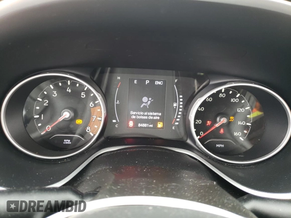 2018 Jeep Compass Sport с VIN 3C4NJDAB0JT100209, выставлен на аукционе Copart как лот 53946635 с пробегом 84 881 миль миль и Списание • Salvage title. История ставок и продаж доступна на DreamBid. Изображение 9.