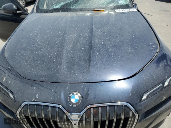 2023 BMW 7 Series 740i with VIN WBA23EH07PCL47297, listed as a Copart auction lot 60743543 with Not Provided miles and . Bid and sale history available at DreamBid. Image 12.
