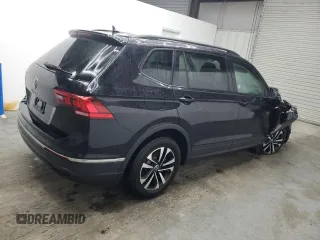 2024 Volkswagen Tiguan S with VIN 3VVRB7AX8RM209083, listed as a Copart auction lot 44780495 with 2,249 mi miles and Salvage Title. Bid and sale history available at carsss.com. Image 3.