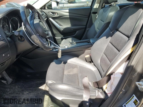2017 Mazda 6 Touring with VIN JM1GL1V51H1111906, listed as a Copart auction lot 48467945 with 80,852 mi miles and Salvage Title. Bid and sale history available at carsss.com. Image 7.