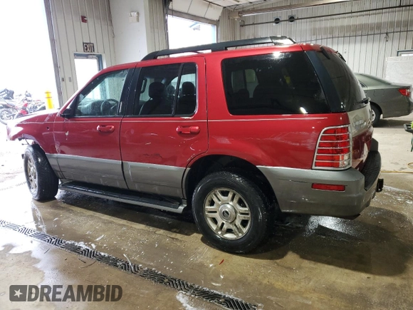 2005 Mercury Mountaineer with VIN 4M2ZU86E45ZJ24301, listed as a Copart auction lot 83384374 with 259,426 mi miles and Salvage title. Bid and sale history available at DreamBid. Image 2.