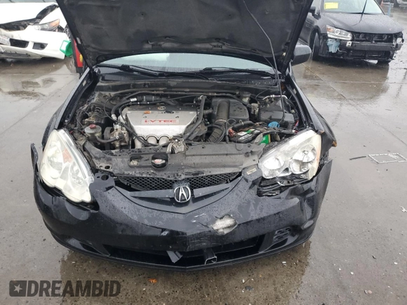 2002 Acura RSX Type S with VIN JH4DC530X2C034772, listed as a Copart auction lot 84755604 with 288,494 mi miles and Salvage Title. Bid and sale history available at carsss.com. Image 11.