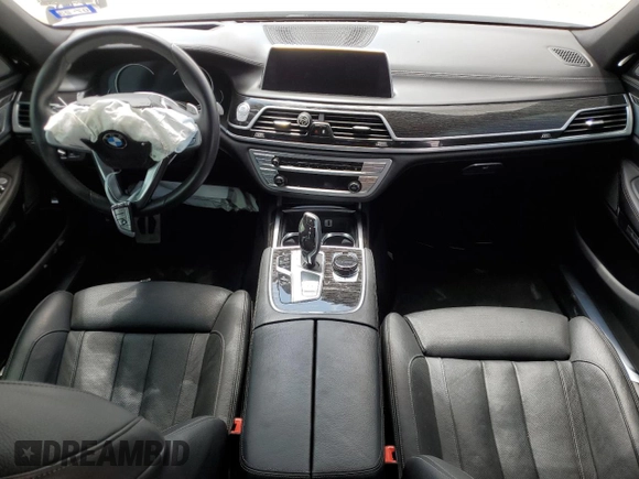 2018 BMW 7 Series 740i with VIN WBA7E2C51JG742075, listed as a Copart auction lot 65057923 with 0 mi miles. Bid and sale history available at carsss.com. Image 8.