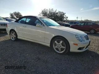 2004 Mercedes-Benz CLK 500 with VIN WDBTK75G64T029785, listed as a Copart auction lot 80115804 with Not Provided miles and Salvage Title. Bid and sale history available at DreamBid. Image 4.