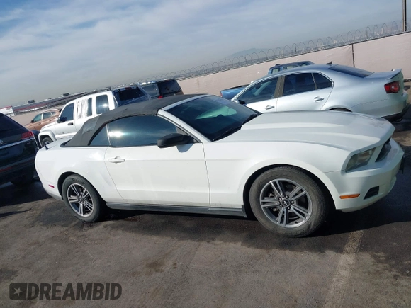 2012 Ford Mustang V6 with VIN 1ZVBP8EMXC5222287, listed as a IAAI auction lot 41478409 with 194,224 mi miles and . Bid and sale history available at carsss.com. Image 13.