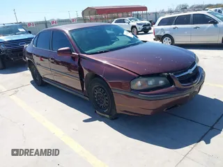2004 Chevrolet Impala with VIN 2G1WF52E849185420, listed as a IAAI auction lot 41739605 with 182,887 mi miles. Bid and sale history available at carsss.com. Image 1.
