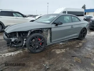 2020 Audi S5 Prestige with VIN WAUR4AF51LA009015, listed as a Copart auction lot 43752485 with 33,313 mi miles and Clean Title. Bid and sale history available at DreamBid. Image 1.