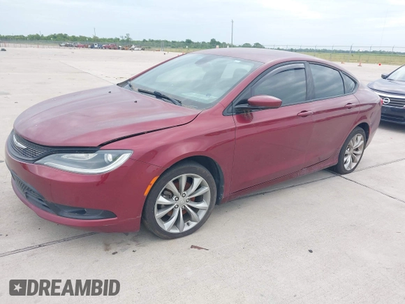 2015 Chrysler 200 S with VIN 1C3CCCBB1FN555592, listed as a IAAI auction lot 42784467 with 133,746 mi miles and . Bid and sale history available at DreamBid. Image 2.