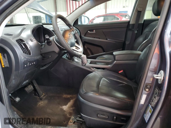 2011 Kia Sportage EX with VIN KNDPCCA22B7041389, listed as a Copart auction lot 60989105 with 98,542 mi miles and Salvage title. Bid and sale history available at DreamBid. Image 7.