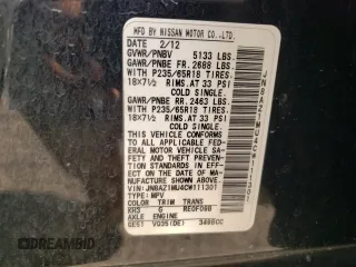2012 Nissan Murano S with VIN JN8AZ1MU4CW111301, listed as a Copart auction lot 71676304 with 177,210 mi miles and Salvage Title. Bid and sale history available at carsss.com. Image 12.