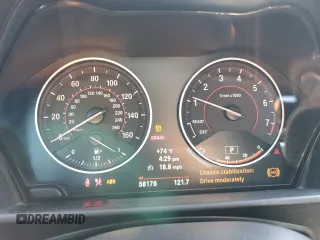 2016 BMW 2 Series M235i with VIN WBA1J7C57GV360264, listed as a Copart auction lot 47411134 with 58,176 mi miles. Bid and sale history available at carsss.com. Image 9.