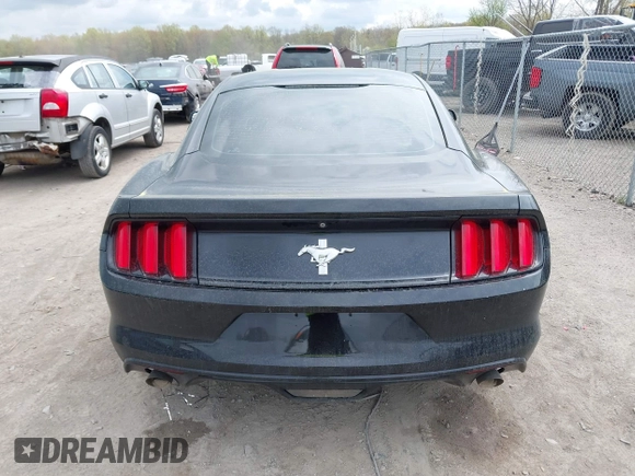2015 Ford Mustang V6 with VIN 1FA6P8AM6F5305588, listed as a IAAI auction lot 42106438 with 100,864 mi miles and . Bid and sale history available at carsss.com. Image 16.