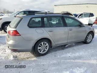 2015 Volkswagen Golf SportWagen S with VIN 3VWA17AU1FM505365, listed as a Copart auction lot 81634734 with 173,166 mi miles and Salvage Title. Bid and sale history available at carsss.com. Image 3.