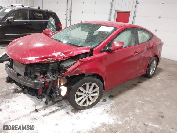 2016 Hyundai Elantra SE with VIN KMHDH4AE1GU556831, listed as a IAAI auction lot 41717048 with 91,730 mi miles. Bid and sale history available at carsss.com. Image 19.