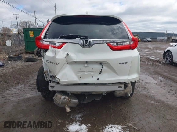 2017 Honda CR-V EX with VIN 5J6RW2H57HL030974, listed as a IAAI auction lot 41745069 with 98,695 mi miles. Bid and sale history available at carsss.com. Image 16.