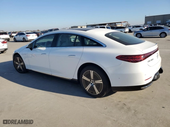2022 Mercedes-Benz EQS with VIN W1KCG2DB9NA005320, listed as a Copart auction lot 81220164 with NaN miles and Salvage Title. Bid and sale history available at carsss.com. Image 2.