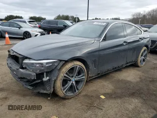 2018 BMW 4 Series 430i xDrive with VIN WBA4J3C52JBG96387, listed as a Copart auction lot 47937635 with 75,493 mi miles and Salvage Title. Bid and sale history available at carsss.com. Image 1.